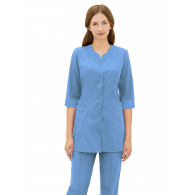 Костюм Экстра жен (35%хл-65%пэ/120гр; голубой/-) Костюм Экстра жен (35%хл-65%пэ/120гр; голубой/-)
