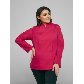 Китель Грейс жен (50%хл-50%пэ/150гр; малина/-) Китель Грейс жен (50%хл-50%пэ/150гр; малина/-)