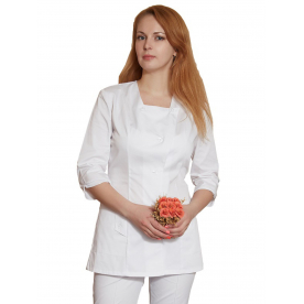 Костюм Антик жен (50%хл-50%пэ/150гр; белый/-) Костюм Антик жен (50%хл-50%пэ/150гр; белый/-)