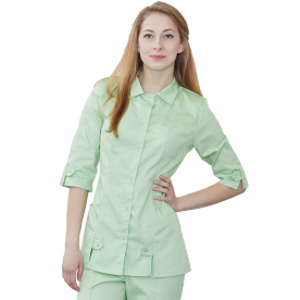 Костюм Олеся жен (50%хл-50%пэ/150гр; мята/-) Костюм Олеся жен (50%хл-50%пэ/150гр; мята/-)