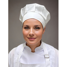 Колпак повара 015 Унисекс (50%хл-50%пэ/150гр; белый/-) Колпак повара 015 Унисекс (50%хл-50%пэ/150гр; белый/-)